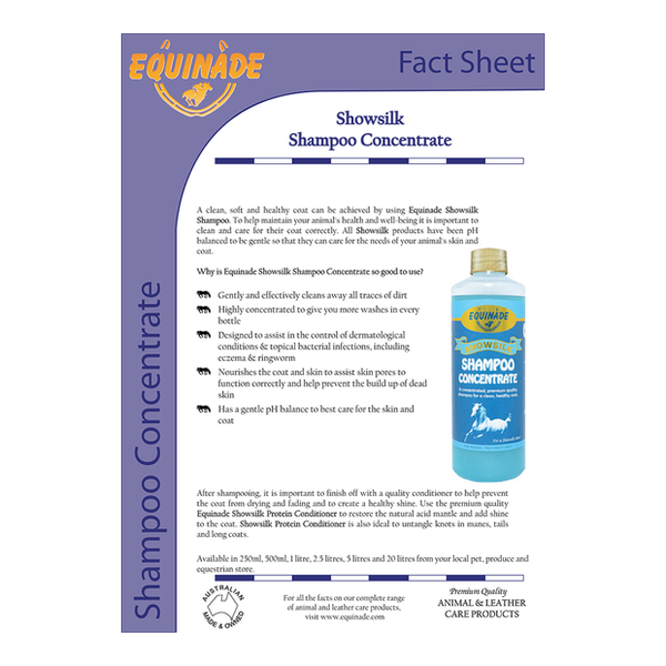 Equinade Showsilk Concentrate Shampoo 1L