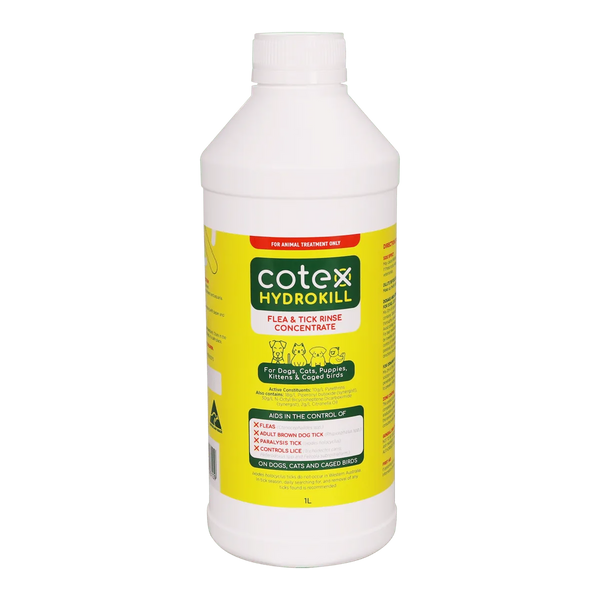 Cotex Hydrokill Flea & Tick Rinse Concentrate