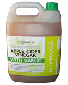 Stockhealth Apple Cider Vinegar + Garlic 5L | equine-passion-minerals.